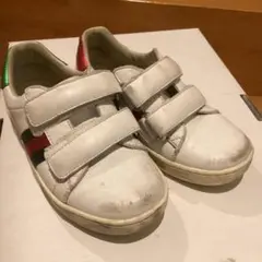 GUCCI グッチ ホワイトスニーカー ベルクロ 26 16.5cm'のサムネイル