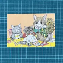 希少】ヒグチユウコ☆MOE展限定☆ポストカード☆いらないねこ③