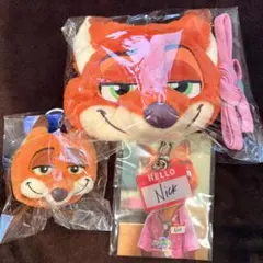 ズートピア ニック ショルダーバッグ　キーホルダー