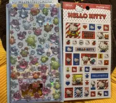 ハローキティ 3Dリリーフステッカーセット