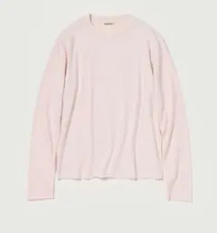 AURALEE オーラリー 長袖Tシャツ ピンク サイズ0のサムネイル