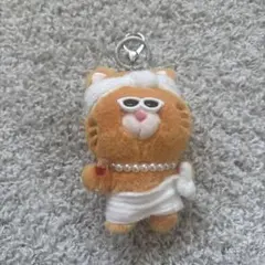 ワインにゃん　猫　ぬいぐるみキーホルダーのサムネイル