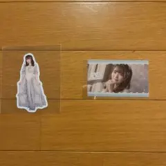 CUTIE STREETきゅーすと梅田みゆ　ラッフルくじクリアカードステッカーB