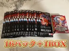 ワンピースカードゲーム 決戦の刻 16パック＋スタートデッキ ルフィのサムネイル