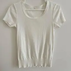 無印良品　ホワイト 半袖Tシャツ