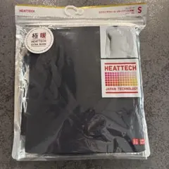 ヒートテックＶネックT極暖　9分袖　S ネイビー