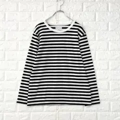 NaKey 様専用　s3646　アニエスベー/T3/白/黒ボーダー