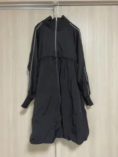 LOWRYS FARM ローリーズファーム　トラックワンピース　ブラック