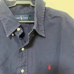Ralph Lauren 半袖シャツ オーバーサイズXL ネイビー