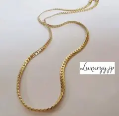 金アレ ネックレス 4mm編み込みチェーン ゴールド 高品質サージカルステンレス