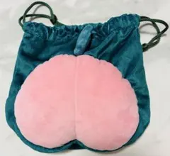 未使用】クレヨンしんちゃん ぬいぐるみ 巾着 怪獣 シリマルダシ 小物入れ 文具