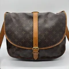 【美品】LOUIS VUITTON ソミュール 35 モノグラム