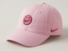 日本未発売 Nike ナイキ スマイリーフェイスキャップ ピンクのサムネイル