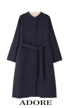 ▼美品✨ADOREアドーア【38】ウール ダッフル ロングコート ハニーベージュ コート｜ADORE(アドーア)｜阪急百貨店公式通販サイト｜阪急