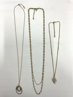 50.105【ネックレス　3本セット】ヴィンテージ　アンティーク