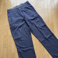 ドイツ軍 FR デッキパンツ カーゴパンツ 90s ネイビー ユーロ OPTI