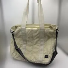 PORTER アイボリー トートバッグ