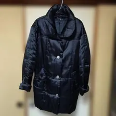 【美品】超軽量 防寒セミロングダウンコート レディース Ｌ