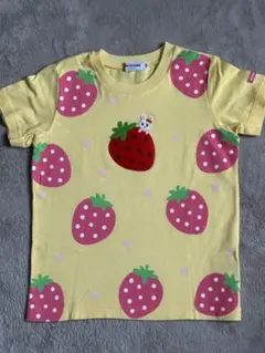 【ミキハウス】　うさこちゃん　いちごTシャツ　110のサムネイル