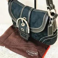 COACH Signature　Soho　Hobo　Shoulder　Bag