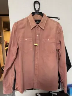 RRL ガーメントダイ コットンツイル ワーク シャツ 濃紺後染め - メルカリ