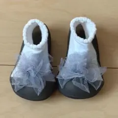 Attipas シューズ　12.5センチ　グレーチュール