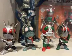 仮面ライダー　面取れキーホルダー　4体セット　バラ売り不可ですm(_ _)m