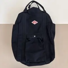 DANTON キャンバス バックパック ブラック　レディース
