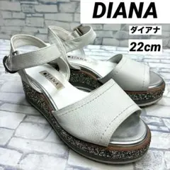 ダイアナ グリッター サンダル 22cm