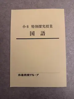 新品 未使用 小6 特別探究授業 国語