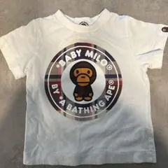 専用⭐︎APE BABY MILO Tシャツ ホワイト 90サイズのサムネイル