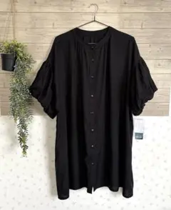 ★新品タグ付き♡ABITOKYO♡ボリューム袖ロングシャツチュニック★のサムネイル