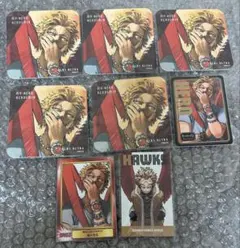 ホークス コースター　カード　僕のヒーローアカデミア　ヒロアカ