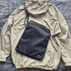 ​00s NIKE ショルダーバッグ テック ゴープコア ブラック 縦型 y2k