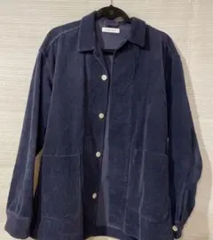 チャオパニック　コーデュロイジャケット　ネイビー