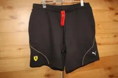 XL　プーマPUMA　フェラーリ　コラボ　スウェットハーフパンツ　ショーツ