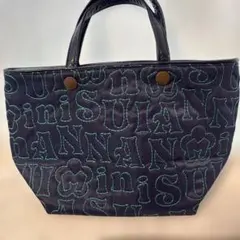 アナスイmini トートバッグ ネイビー×ブルー