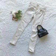 【ザラ】 (38/M) スキニージーンズ デニム ストレッチパンツ 美脚 デート