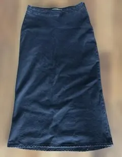 ZARA ザラ ブラック ストレッチ ロングスカート