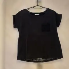 ピーチジョン バックレース Tシャツ ブラックのサムネイル