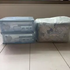 シナモロール 収納ボックスとポーチセット　サンリオ当たりくじ