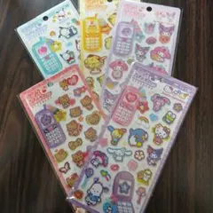 平成はっぴーふぉん　サンリオ5枚セット　国内正規品