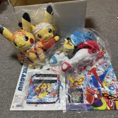 ポケモンセンター　福岡限定　ピカチュウ ぬいぐるみ　セット m10579946716_1.jpg?1753242716