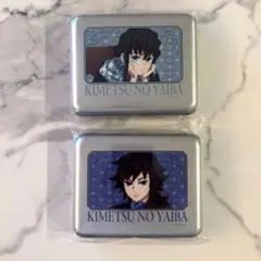 鬼滅の刃 時透無一郎 冨岡義勇 AGF 2025 缶入りステッカーセット