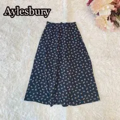 ⚫︎Aylesbury 小花柄ロングフレアスカート（9）フェミニン　森ガール