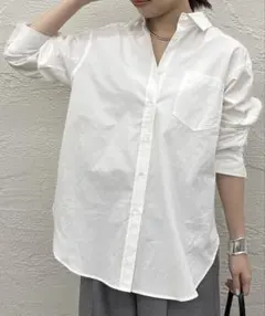 タイムセール　美品ラウンジドレス　長袖シャツのサムネイル