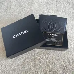 CHANEL 二つ折り財布 ブラック キルティング ギャランティカード付