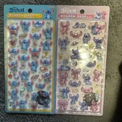 【正規品】スティッチ　ボンボンドロップシール　2点セット