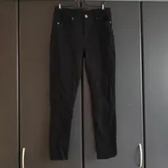 アンティカ antiqua スキニーパンツ 黒 S ストレッチ カジュアル