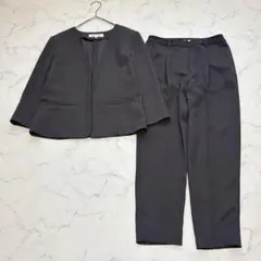 美品✨ナチュラルビューティベーシック ノーカラーセットアップ ウォッシャブル